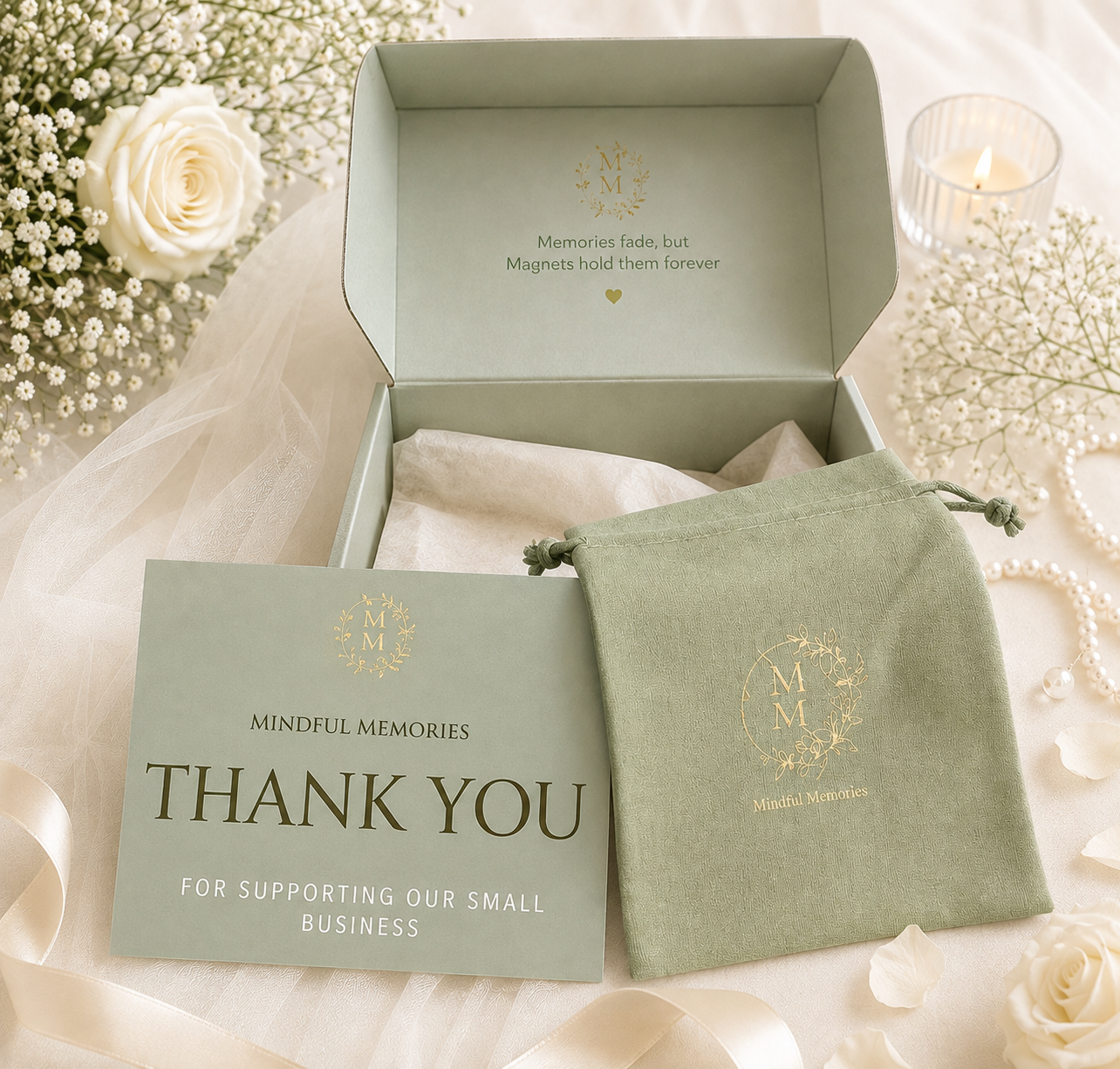 Mindful Memories keepsake beautifully packaged